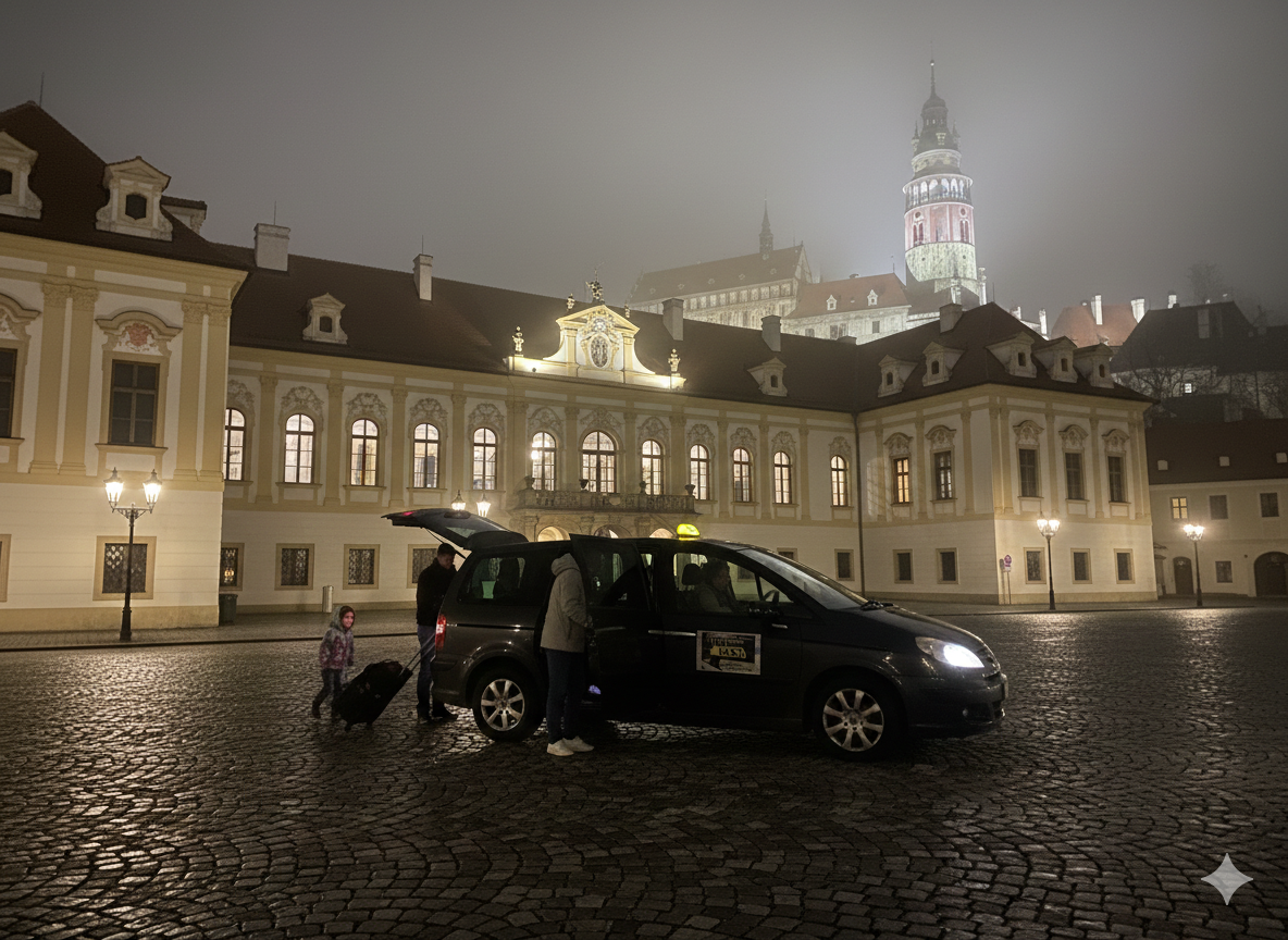 Taxi in Český Krumlov